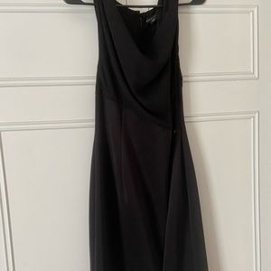 dress it has a zipper in the front which gives you the option for a split